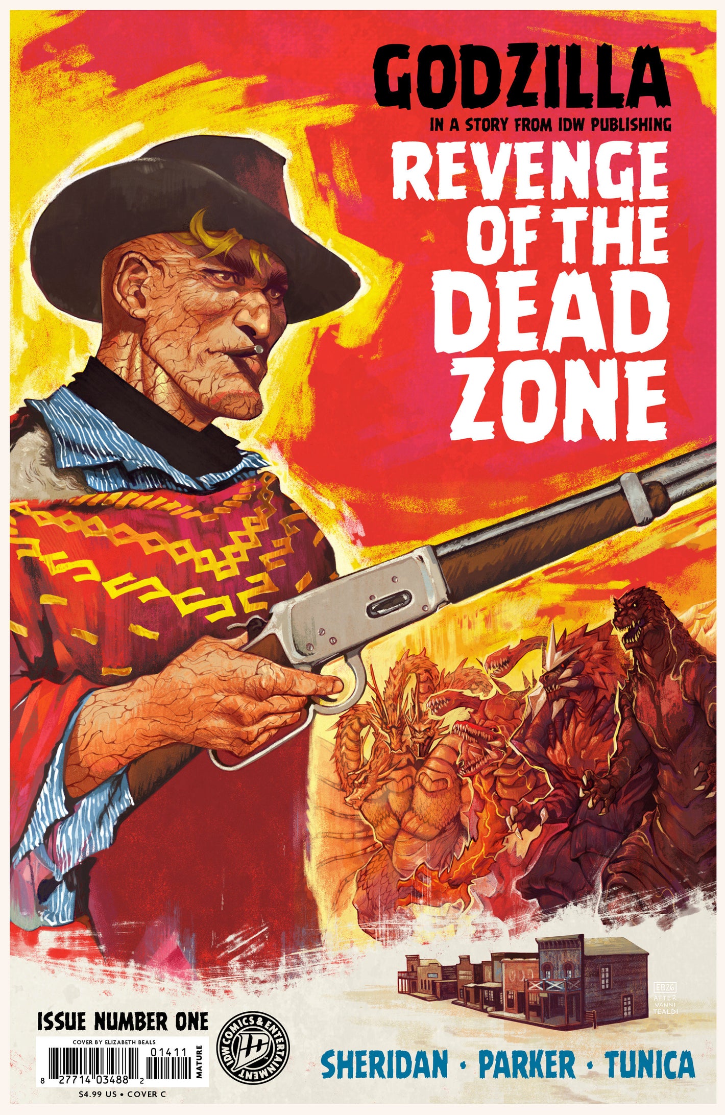 GODZILLA: REVENGE OF THE DEADZONE [KAI-SEI ERA] #1 VARIANT C (BEALS MOVIE HOMAGE COVER) 10/28/2026