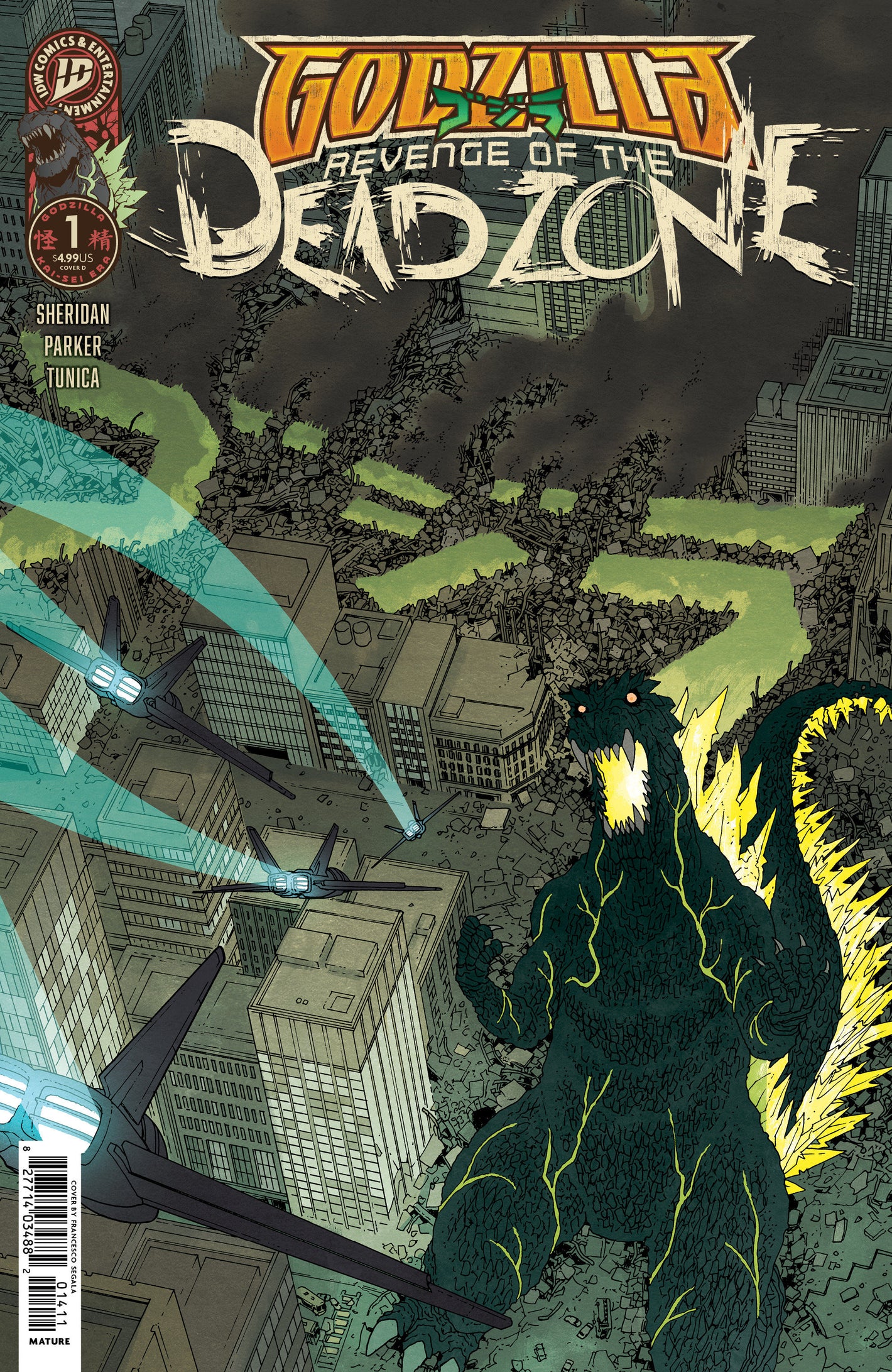 GODZILLA: REVENGE OF THE DEADZONE [KAI-SEI ERA] #1 VARIANT D (MORAZZO IDW GOES DARK VARIANT) 10/28/2026