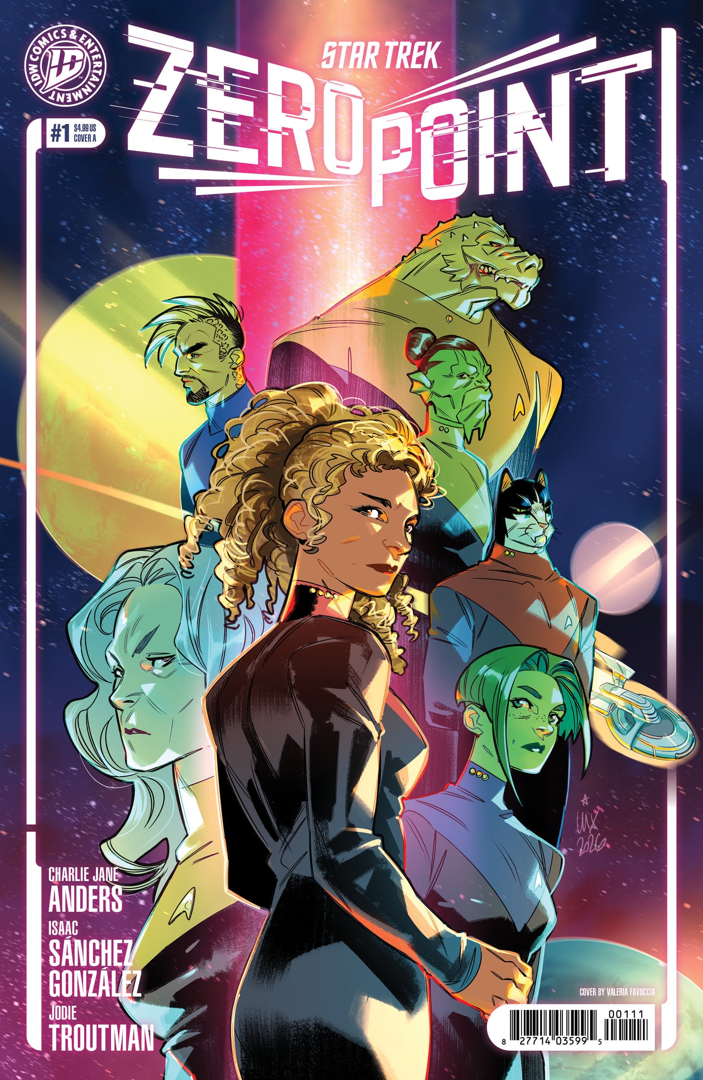 STAR TREK: ZERO POINT #1 COVER A (FAVOCCIA) 10/14/2026