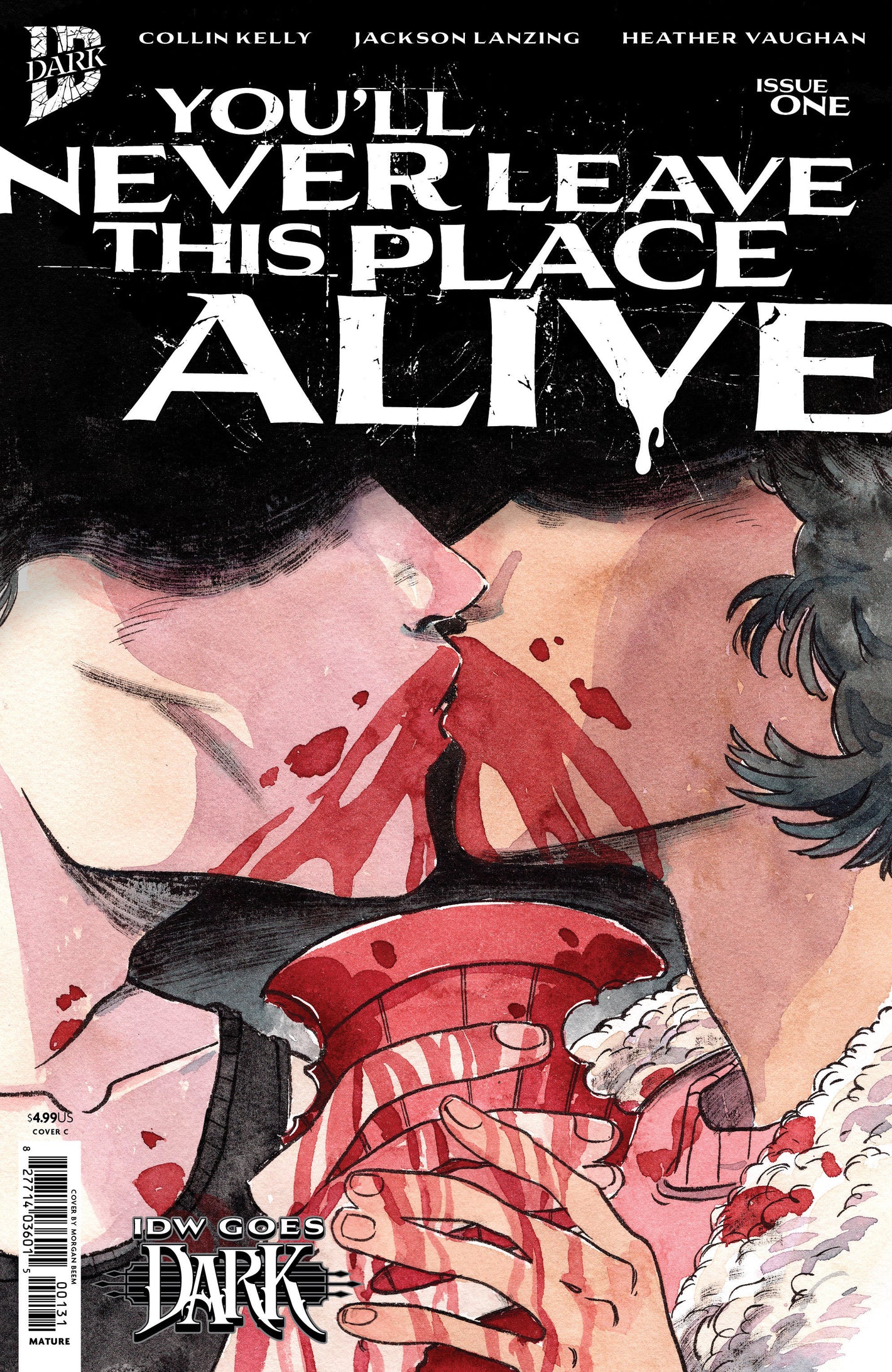 YOU'LL NEVER LEAVE THIS PLACE ALIVE #1 VARIANT C (BEEM IDW GOES DARK VARIANT) 10/14/2026