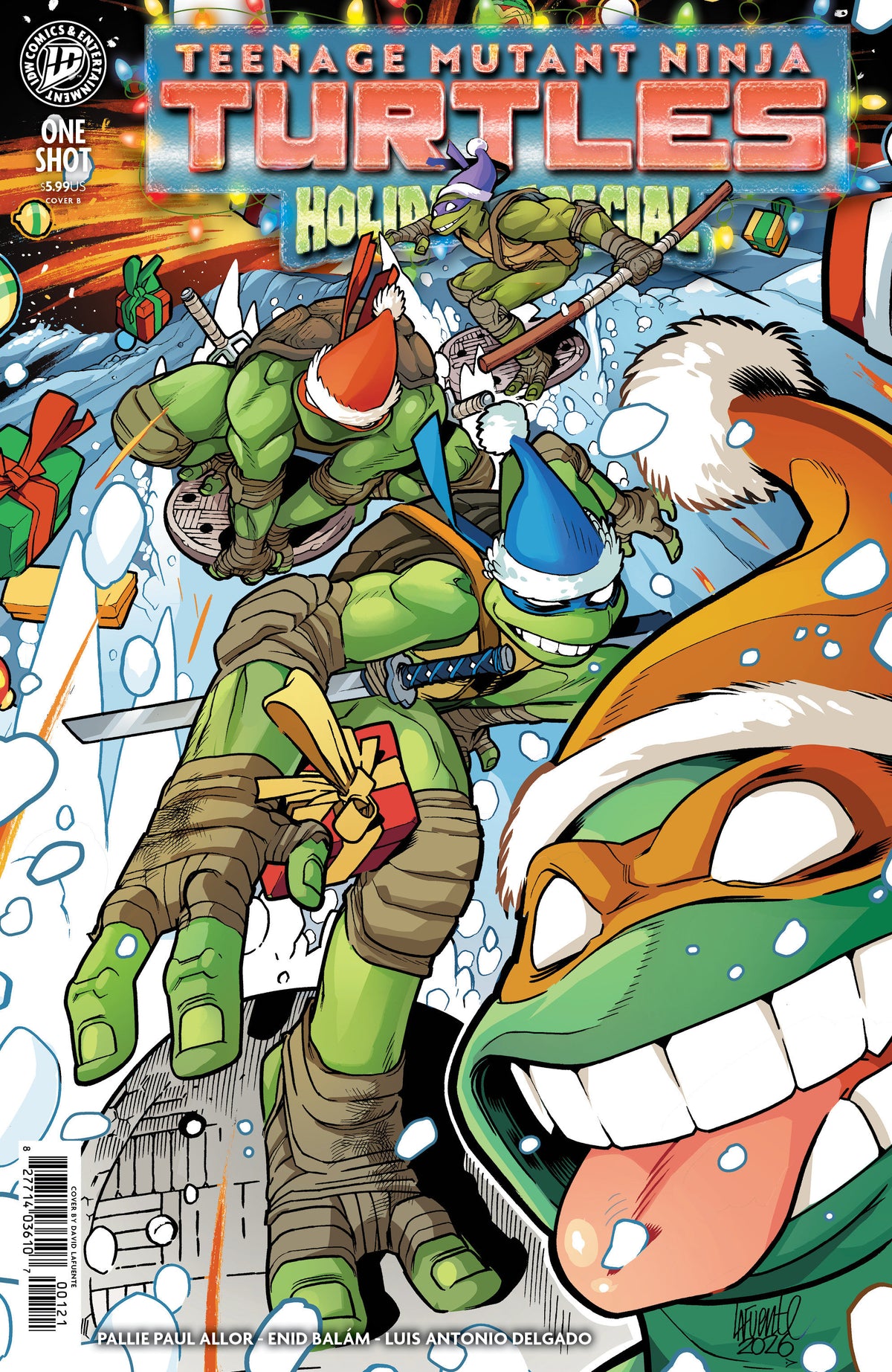 TEENAGE MUTANT NINJA TURTLES: HOLIDAY SPECIAL VARIANT B (LAFUENTE) 12/09/2026