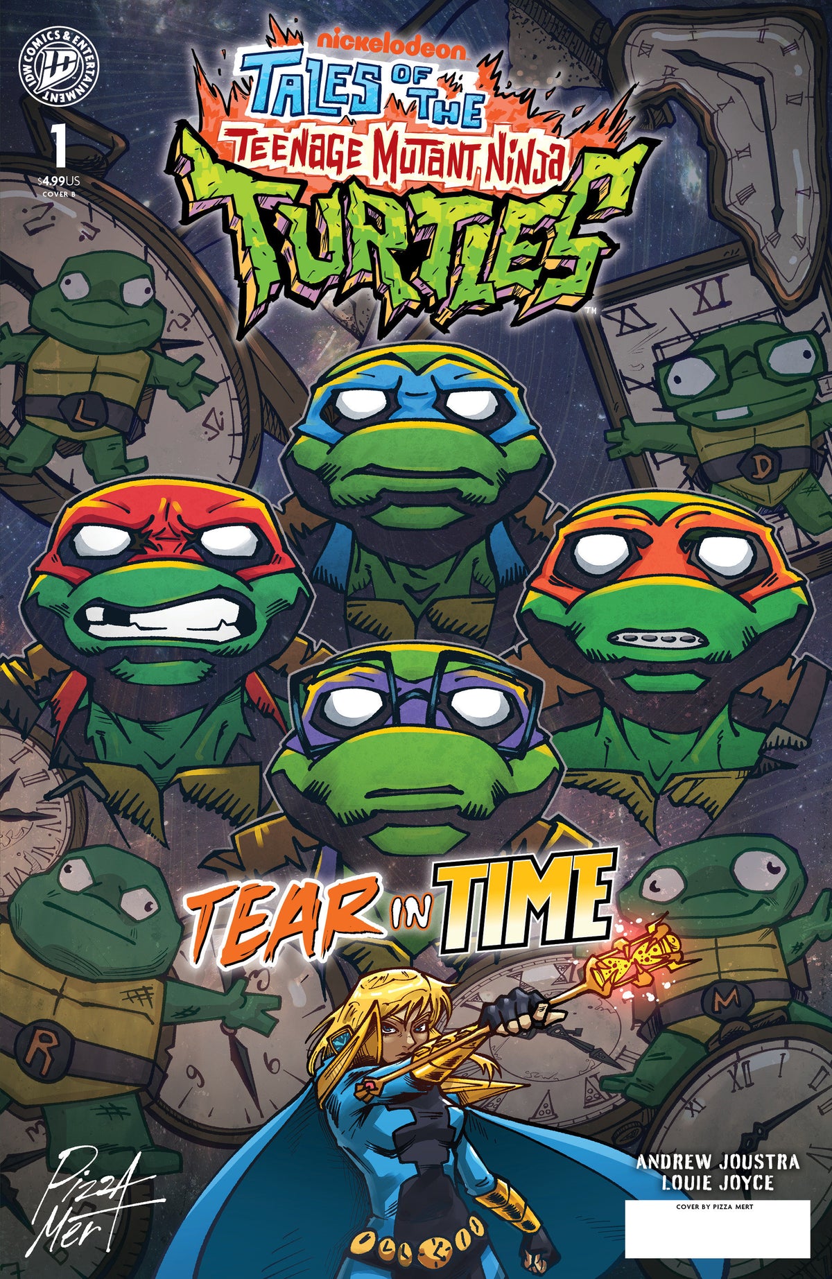 TALES OF THE TEENAGE MUTANT NINJA TURTLES: TEAR IN TIME #1 VARIANT B (PIZZA MERT) 12/16/2026