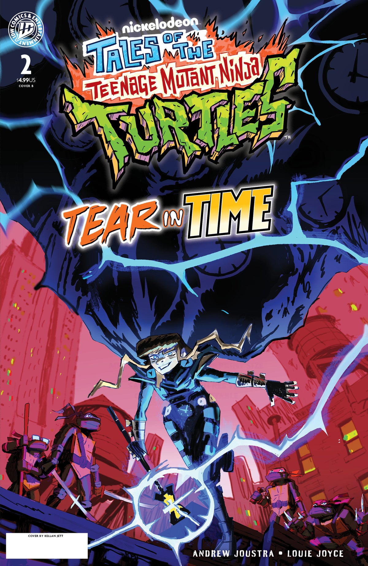 TALES OF THE TEENAGE MUTANT NINJA TURTLES: TEAR IN TIME #2 VARIANT B (JETT) 01/20/2027
