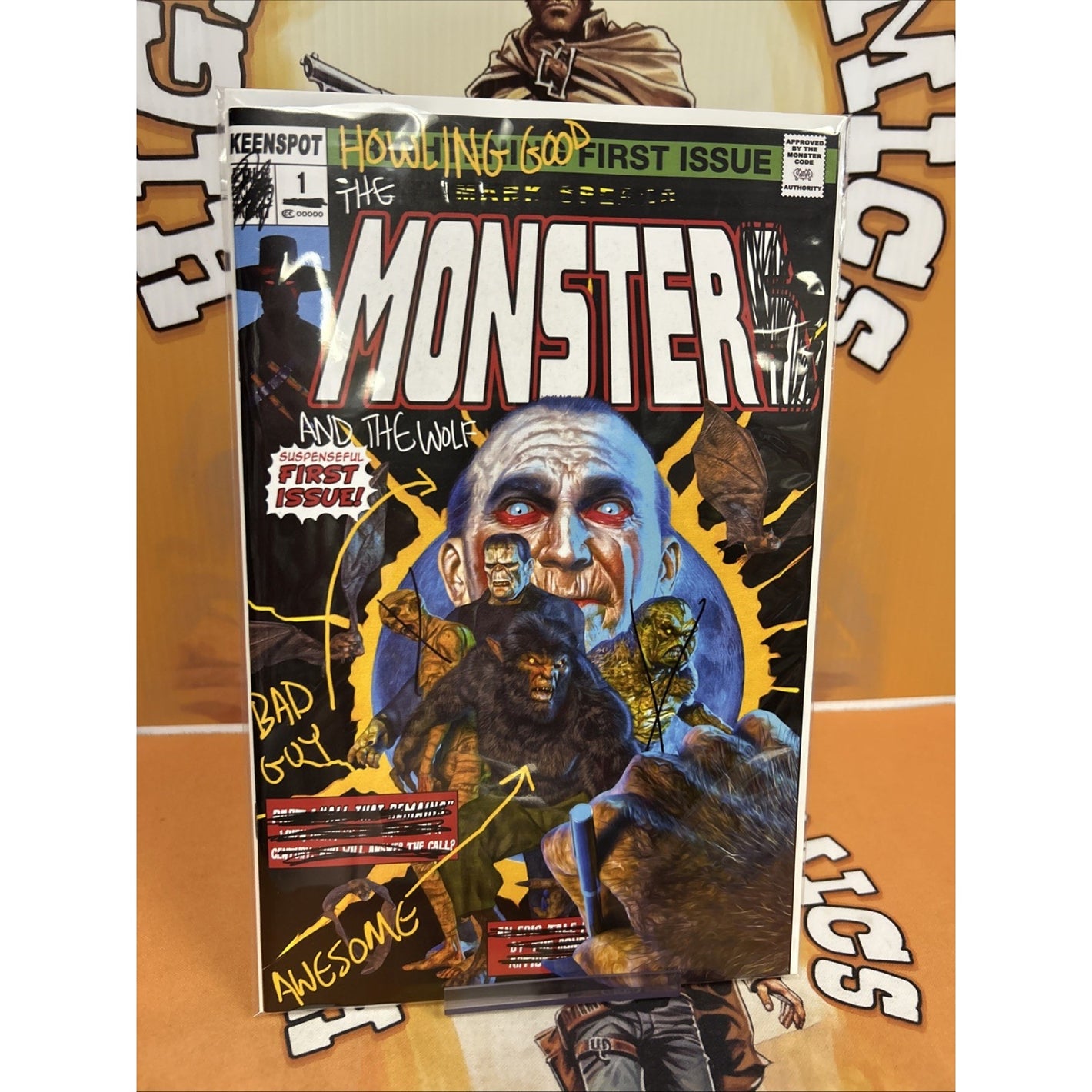 MARK SPEARS THE MONSTER & THE WOLF #1 A74 TRICK VAR 10/15/25