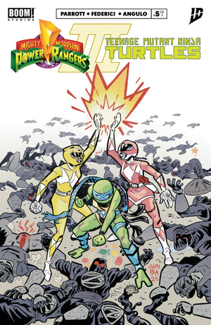Mighty Morphin Power Rangers/Teenage Mutant Ninja Turtles III #5 B Variant (Dressed, Ba) 03/18/2026
