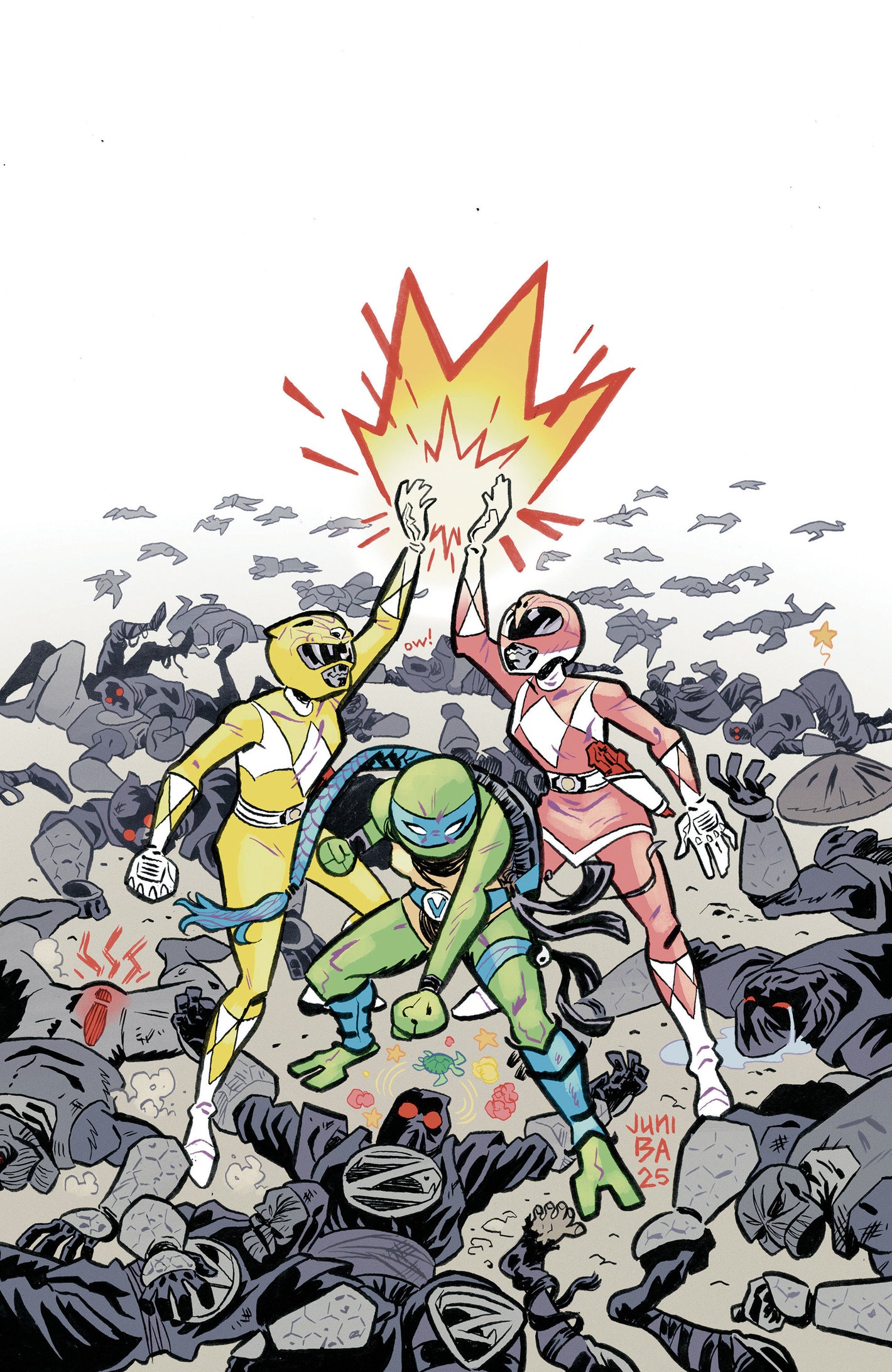 Mighty Morphin Power Rangers/Teenage Mutant Ninja Turtles III #5 K Unlimited Variant (Full Art, Ba) 03/18/2026