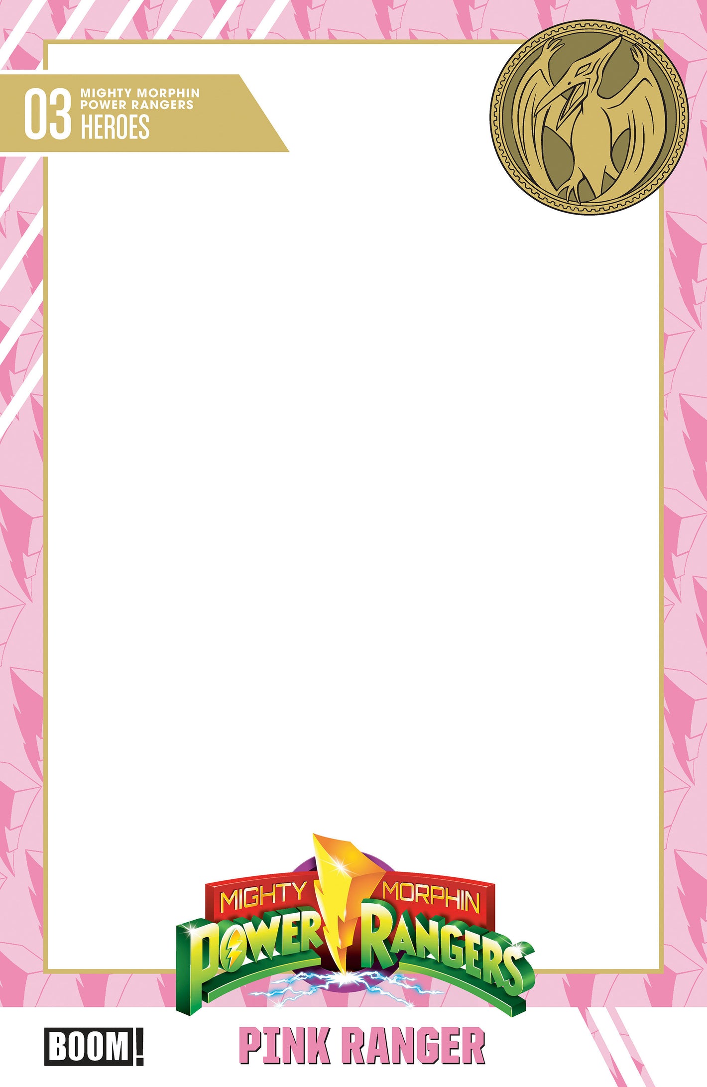 MIGHTY MORPHIN POWER RANGERS (2026) #3 D TRADING CARD BLANK SKETCH VARIANT 08/26/2026