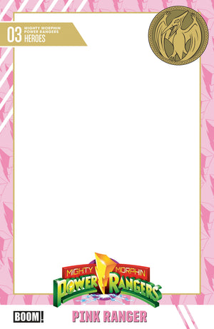MIGHTY MORPHIN POWER RANGERS (2026) #3 D TRADING CARD BLANK SKETCH VARIANT 08/26/2026