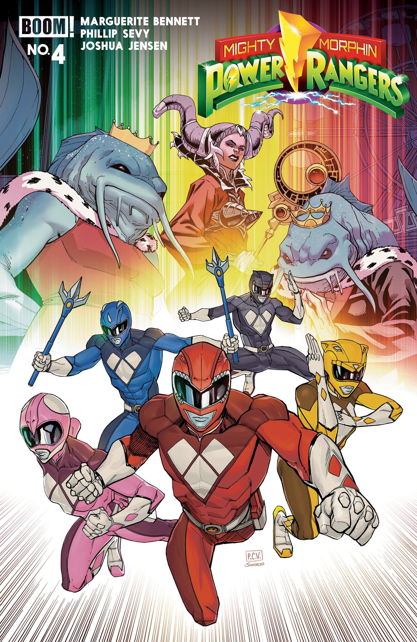 Mighty Morphin Power Rangers (2026) #4 B Variant (Dressed, Sevy) 09/30/2026
