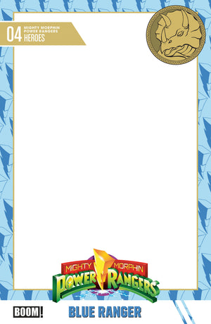 Mighty Morphin Power Rangers (2026) #4 D Trading Card Blank Sketch Variant 09/30/2026