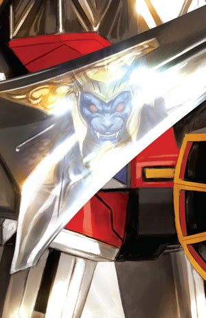 MIGHTY MORPHIN POWER RANGERS (2026) #5 C MEGAZORD CARD STOCK CONNECTING VARIANT (FULL ART, MERCADO) 10/28/2026