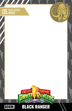 MIGHTY MORPHIN POWER RANGERS (2026) #5 D TRADING CARD BLANK SKETCH VARIANT 10/28/2026