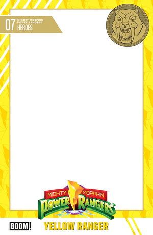 MIGHTY MORPHIN POWER RANGERS (2026) #7 D TRADING CARD BLANK SKETCH VARIANT 12/30/2026