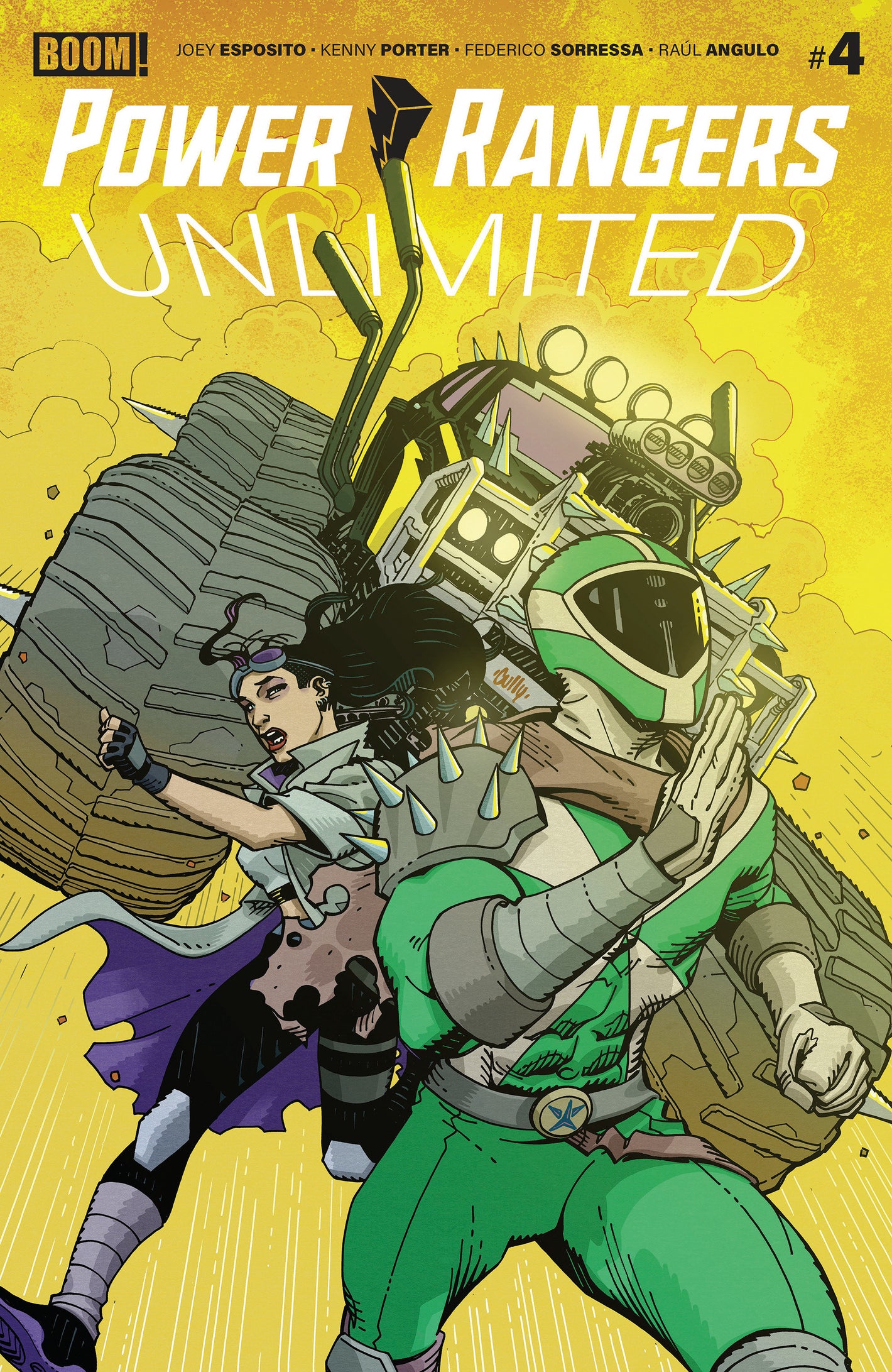 POWER RANGERS UNLIMITED #4 B VARIANT (DRESSED, HAMNER) 10/14/2026