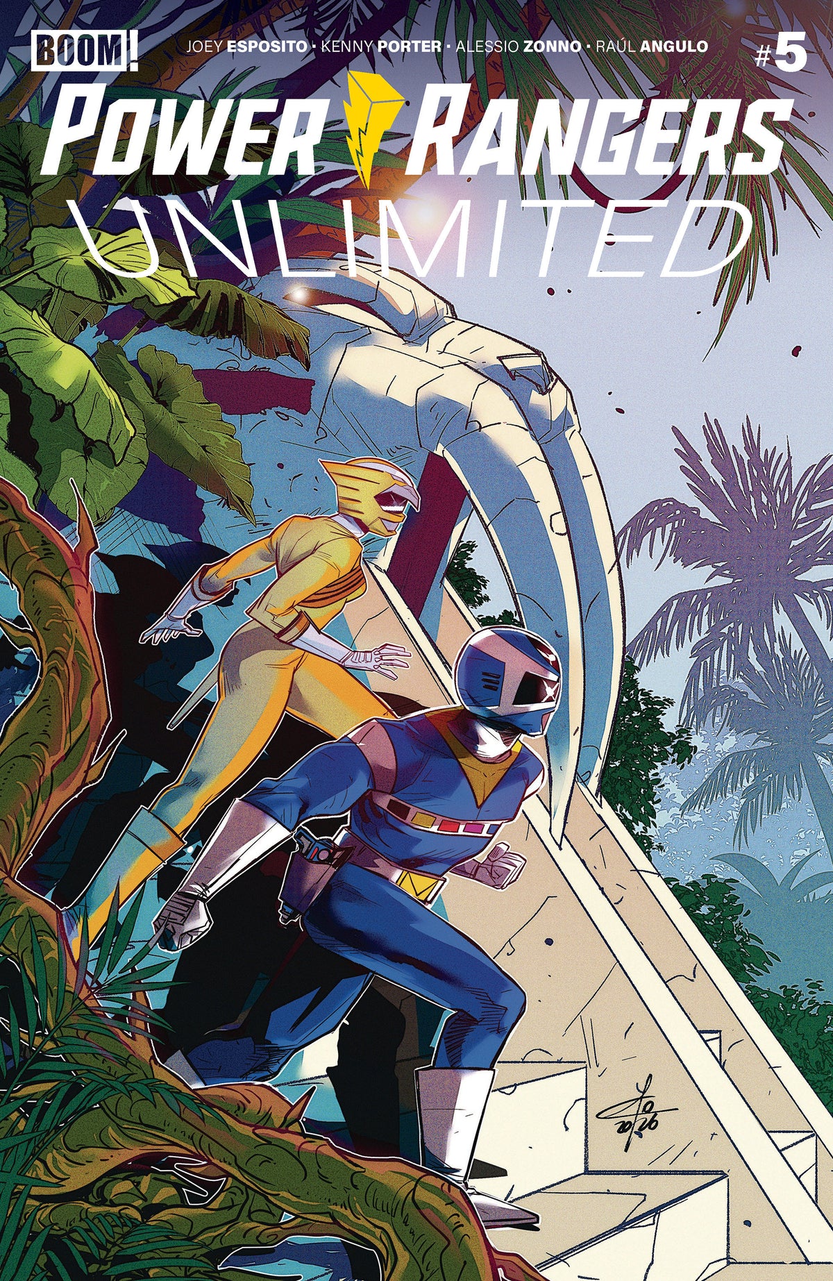POWER RANGERS UNLIMITED #5 B VARIANT (DRESSED, CARLINI) 11/11/2026