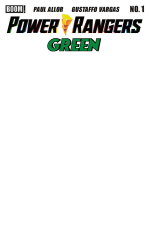 POWER RANGERS GREEN #1 D BLANK SKETCH VARIANT 08/05/2026