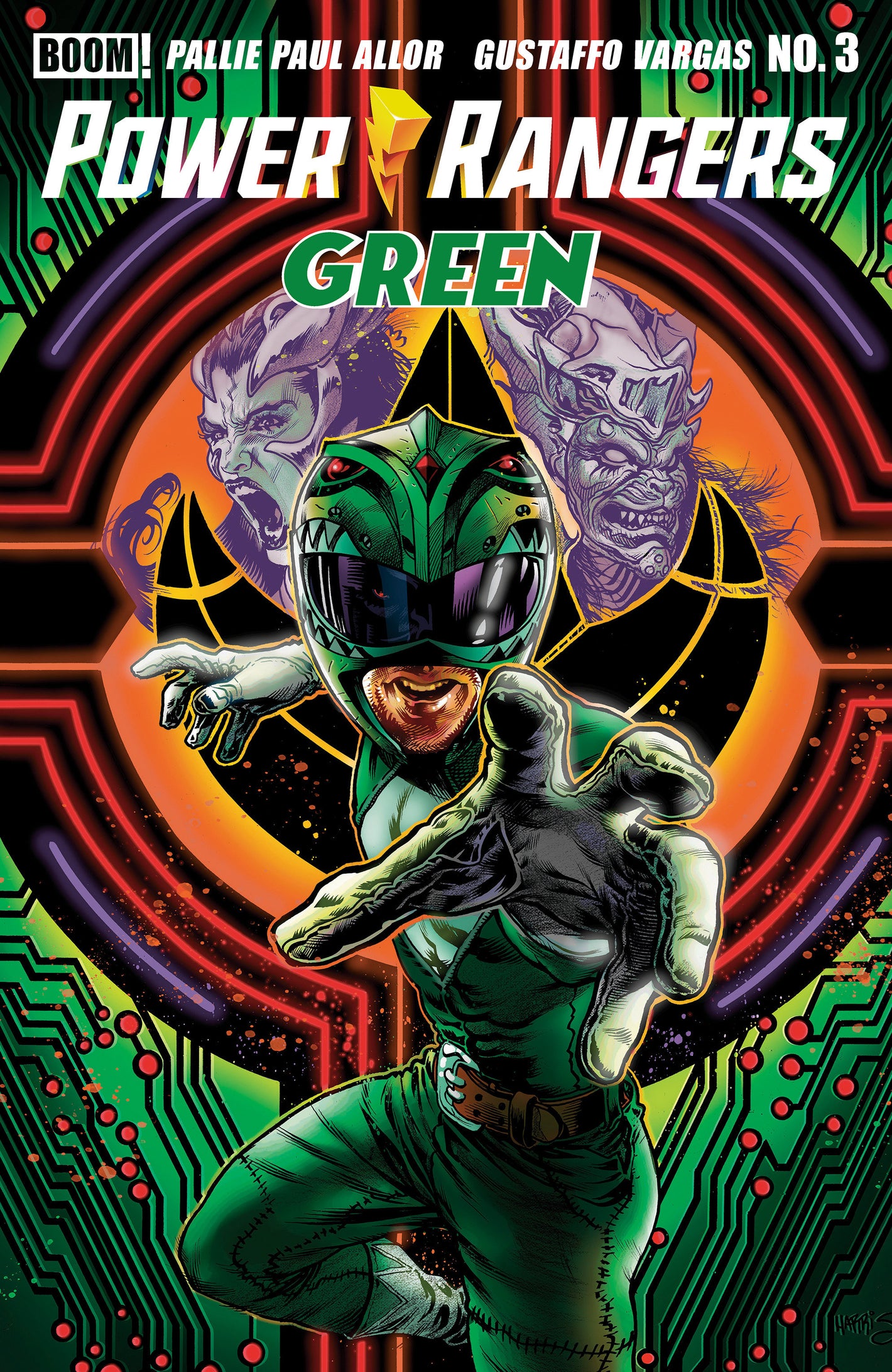 POWER RANGERS GREEN #3 A MAIN (DRESSED, HARRIS) 10/21/2026