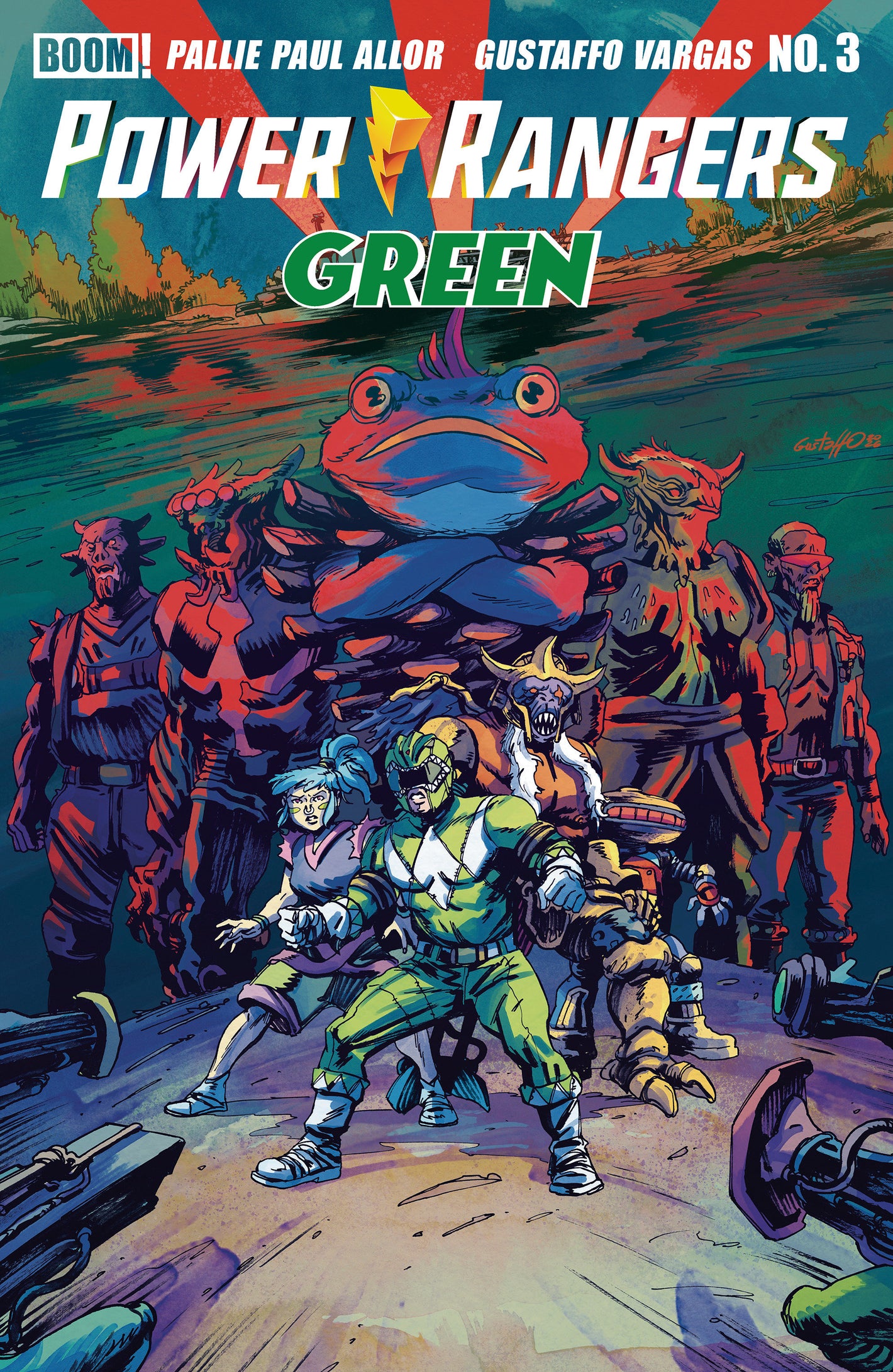 POWER RANGERS GREEN #3 B VARIANT (DRESSED, VARGAS) 10/21/2026