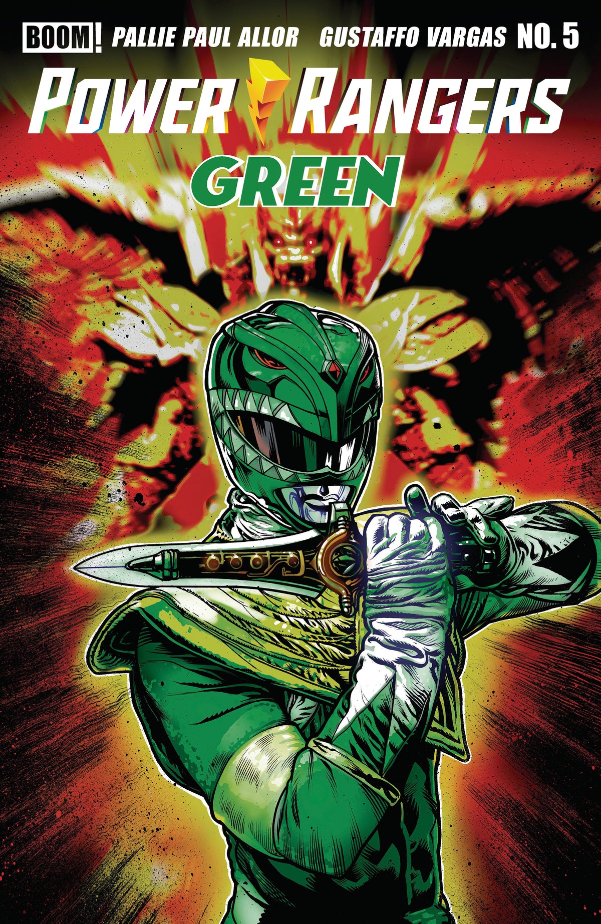 POWER RANGERS GREEN #5 A MAIN (DRESSED, HARRIS) 12/23/2026