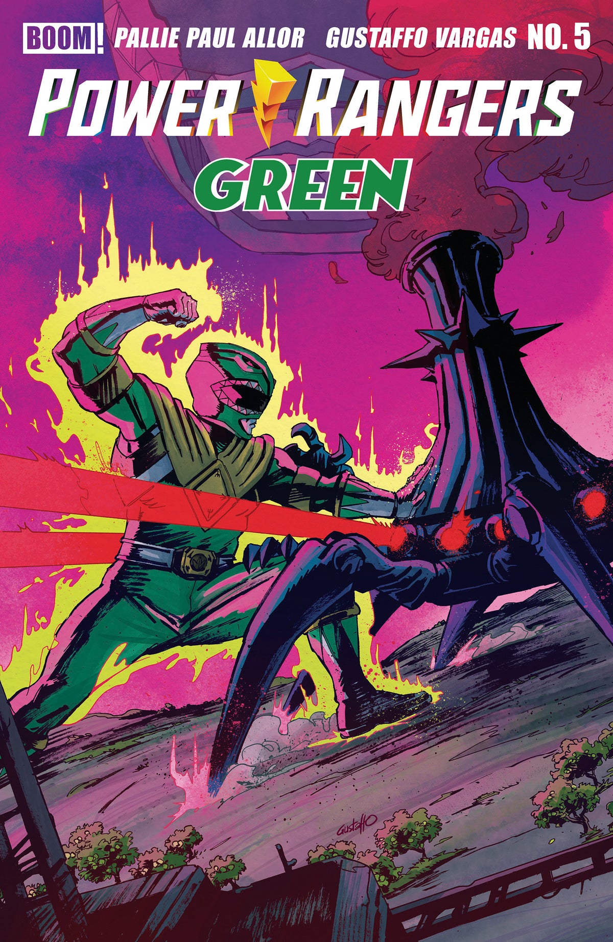 POWER RANGERS GREEN #5 B VARIANT (DRESSED, VARGAS) 12/23/2026