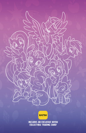 MY LITTLE PONY: FRIENDSHIP IS MAGIC (2026) #1 E POLYBAGGED COLLECTIBLE CARD VARIANT (DRESSED, FLEECS) 11/11/2026