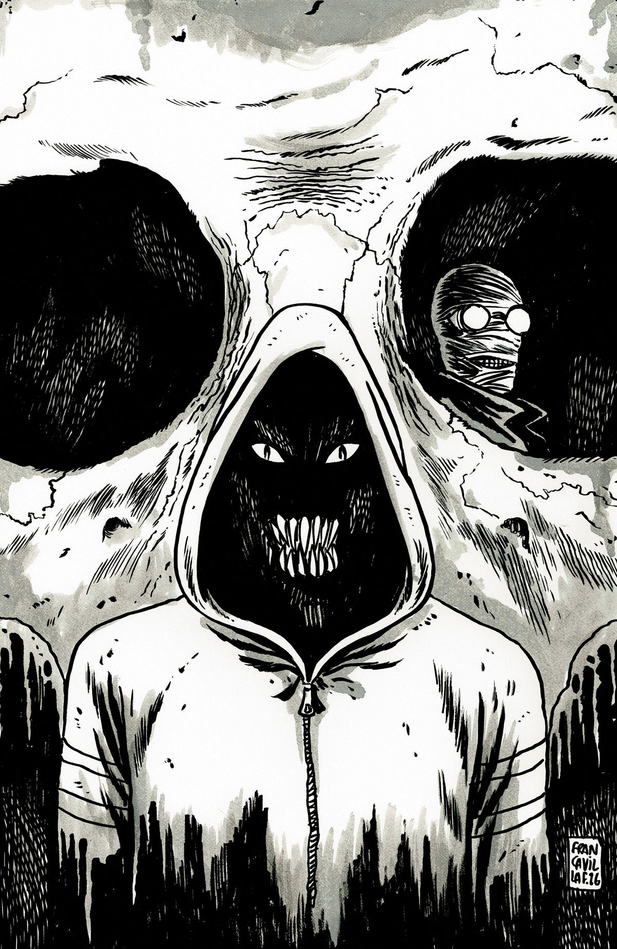 STUFF OF NIGHTMARES: THE HOODIE #1 D GLOW IN THE DARK VARIANT (FULL ART, GLOW IN THE DARK, FRANCAVILLA) 12/02/2026