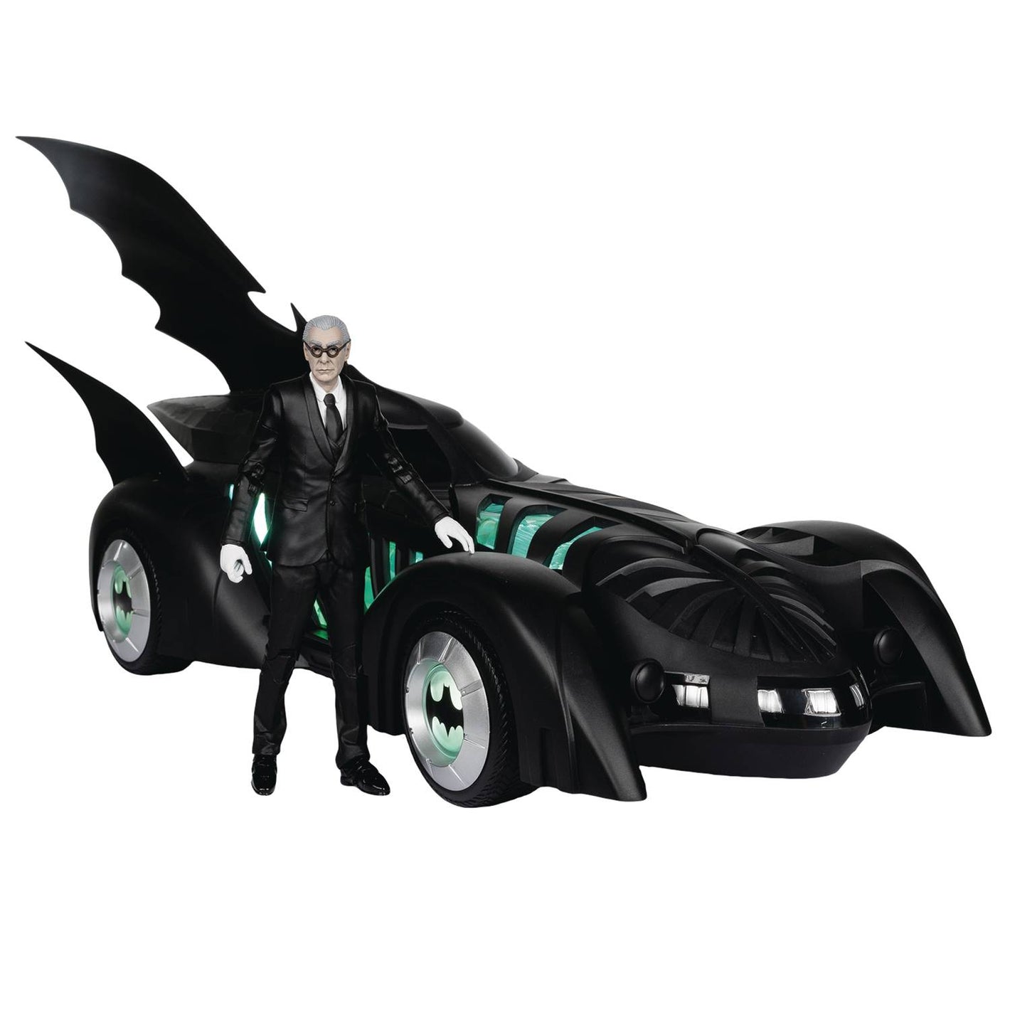 MCFARLANE TOYS - BATMAN FOREVER - ALFRED & BATMOBILE