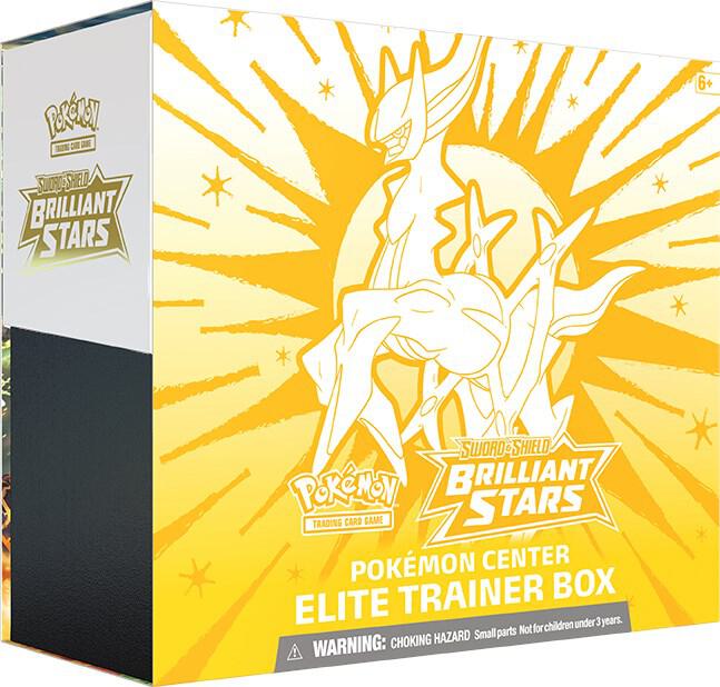 POKEMON TCG - SWORD & SHIELD BRILLIANT STARS - POKEMON CENTER ELITE TRAINER BOX