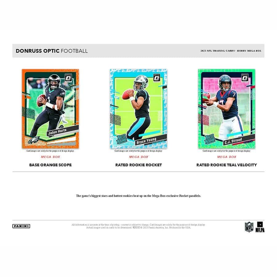 2023 PANINI - DONRUSS OPTIC FOOTBALL - HOBBY MEGA BOX - High Noon Comics746134146305