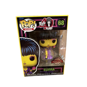 FUNKO POP! - BLACK LIGHT - ELVIRA SPECIAL EDITION