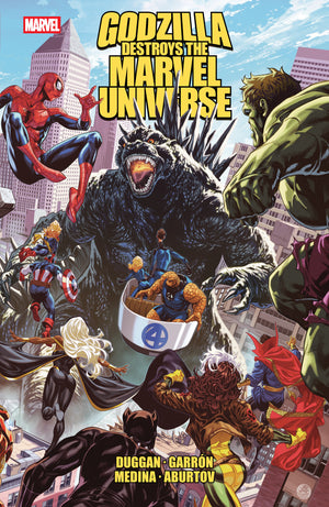 GODZILLA DESTROYS THE MARVEL UNIVERSE TP 03/18/2026