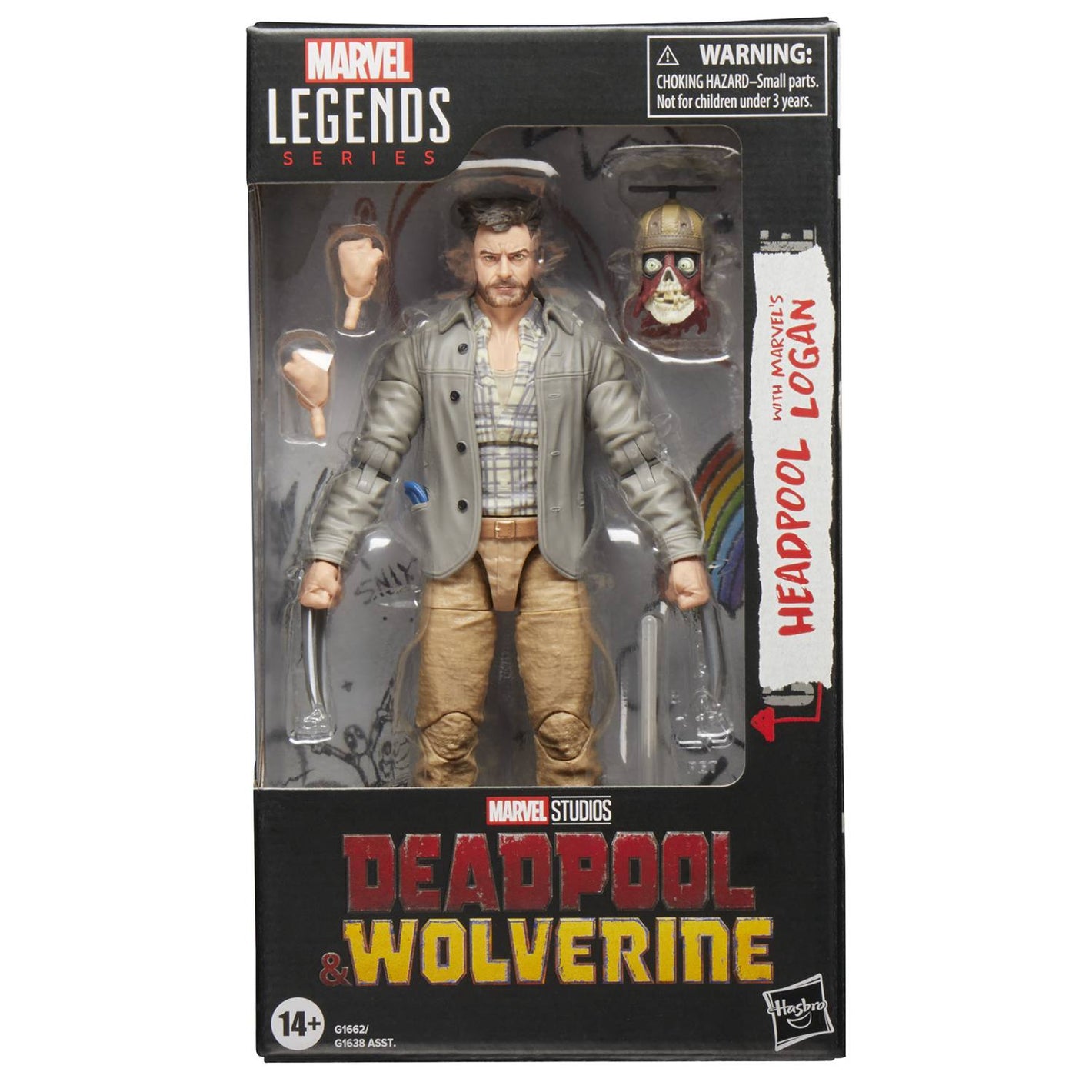 MARVEL LEGENDS - DEADPOOL & WOLVERINE - HEADPOOL W/ LOGAN (DEC 2024)