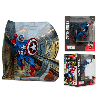 MCFARLANE TOYS - MARVEL WAVE 2 - CAPTAIN AMERICA #100 1/10 SCALE FIGURE (DEC 2024)