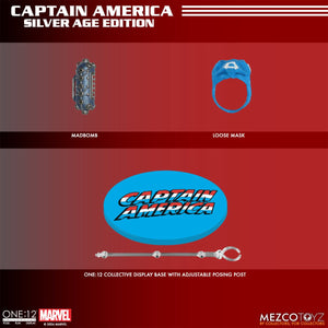 MEZCO ONE 12 - MARVEL - CAPTAIN AMERICA SILVER AGE EDITION (DEC 2024)