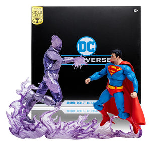 MCFARLANE TOYS - DC MULTIVERSE - ATOMIC SKULL VS. SUPERMAN