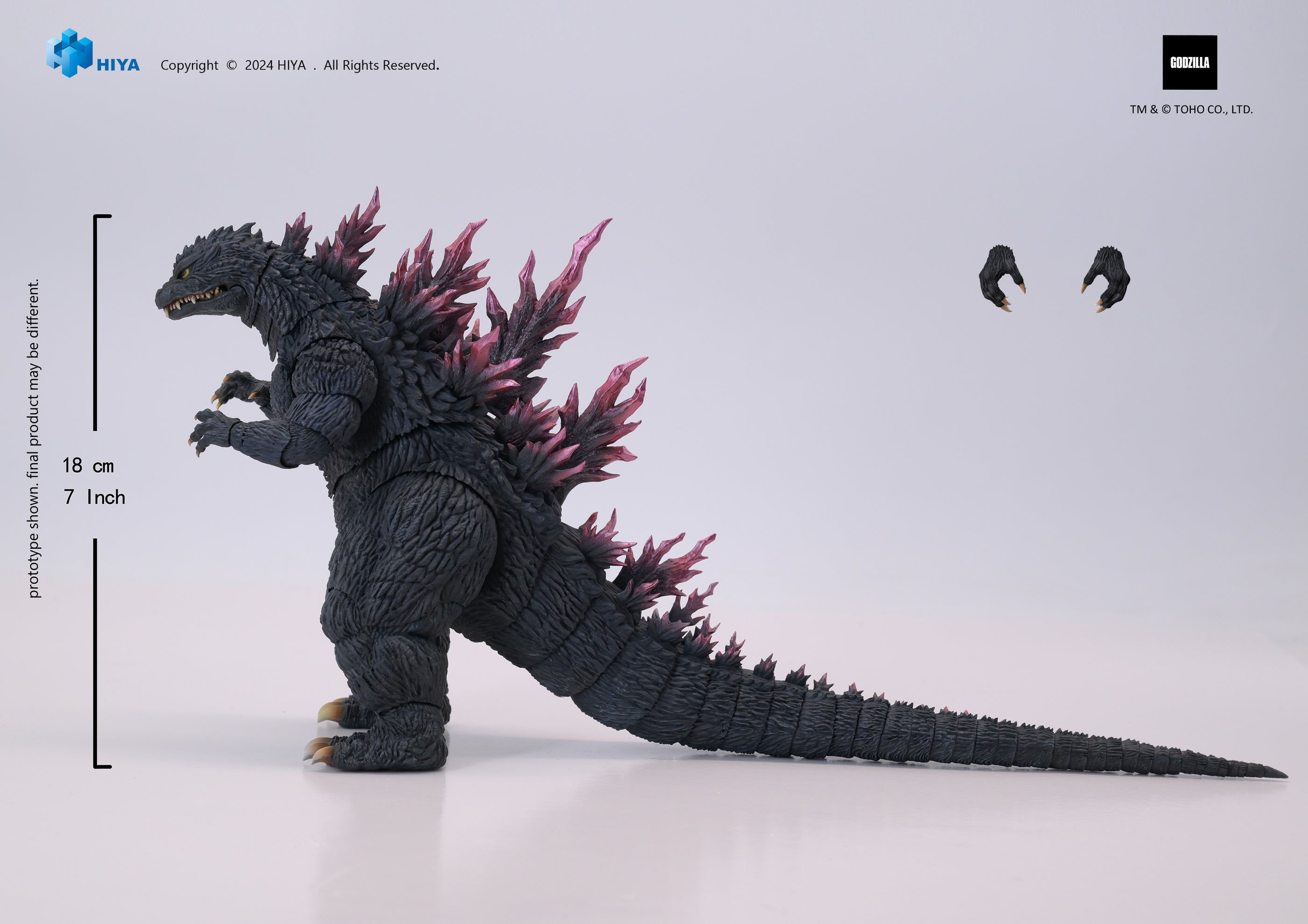 2000ミレニアムエディション コレクションドール HIYA TOYS - GODZILLA - 2000 MILLENNIUM EXQUISITE BASIC