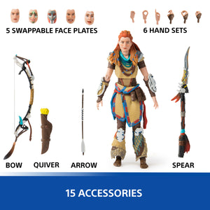 SPINMASTER LTD - HORIZON FORBIDDEN WEST - DLX ALOY NORA HUNTRESS OUTFIT