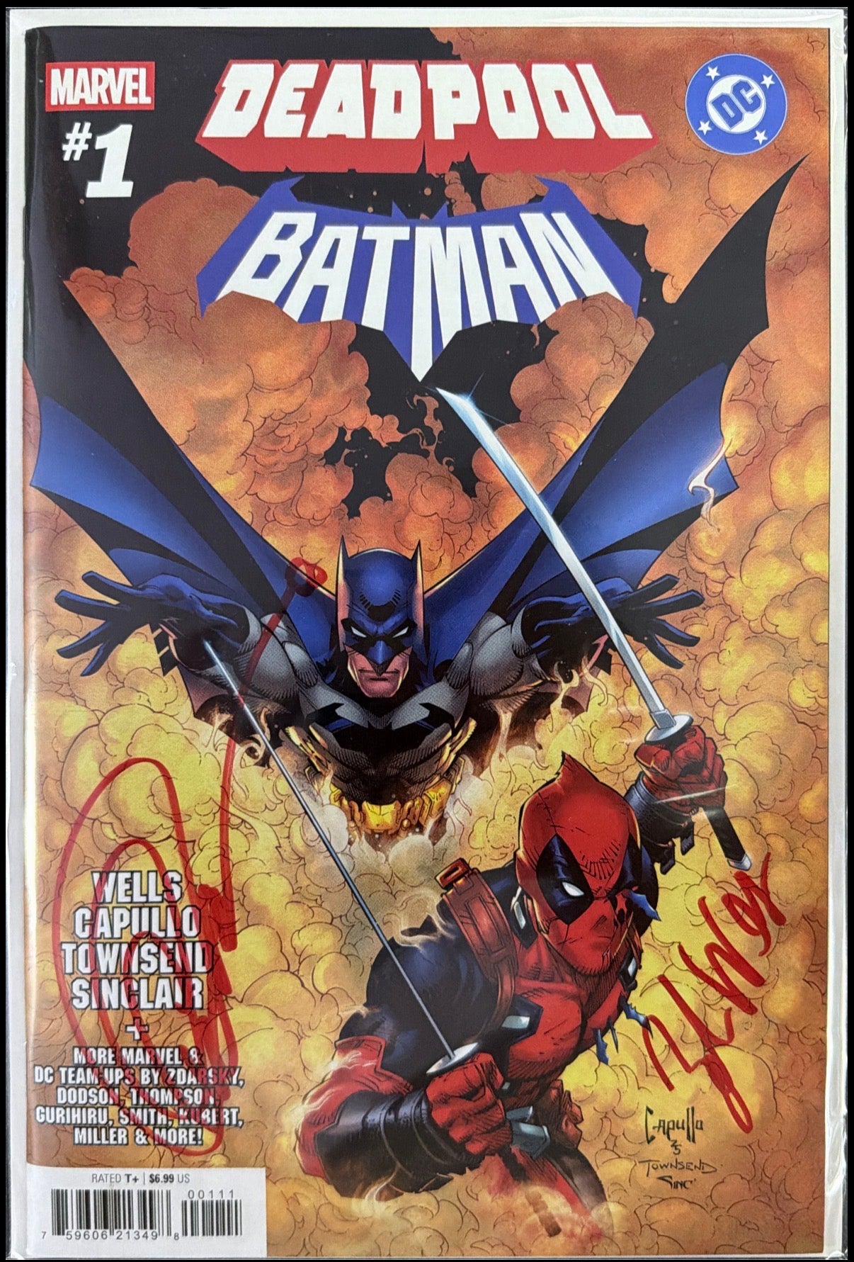 MARVEL/DC: DEADPOOL/BATMAN #1 (ONE SHOT) SIGNED