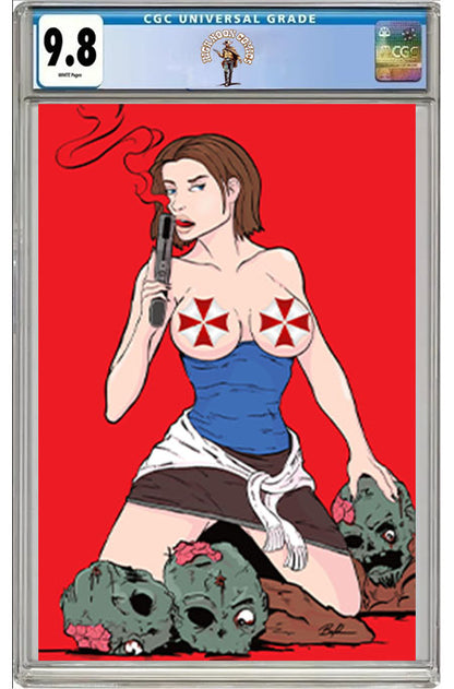 "DD VIRUS"  NSFW BRANDON DEVENS COLOR BLOCK VARIANT CGC 9.8 09/16/2026