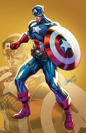 CAPTAIN AMERICA #2 1/100 J SCOTT CAMPBELL VIRGIN VAR