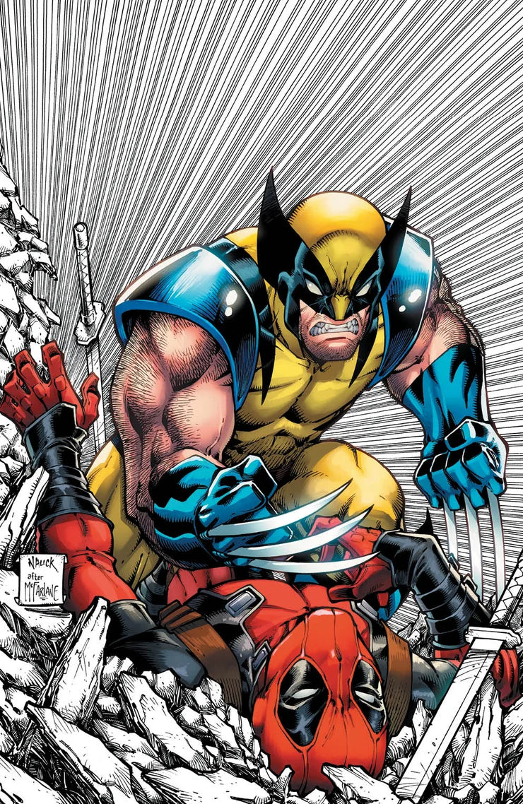 DEADPOOL #1 TODD NAUCK "COLOR SPLASH" VIRGIN HOMAGE VARIANT SDCC EXCLUSIVE