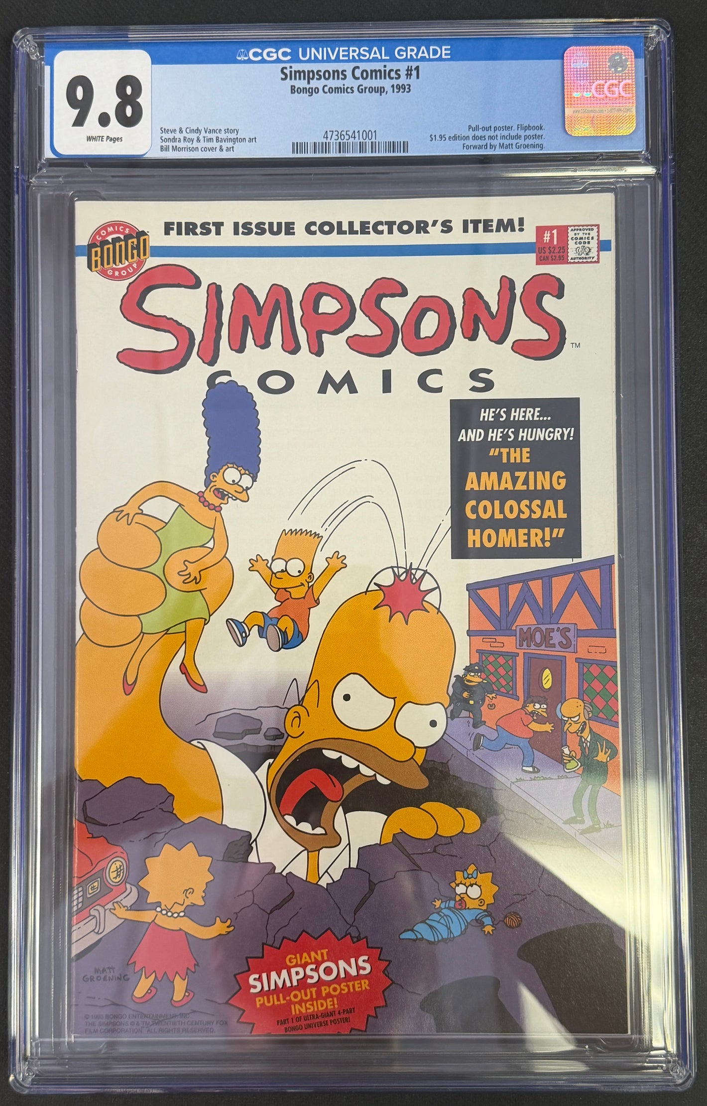 SIMPSONS #1 (1993) CGC 9.8