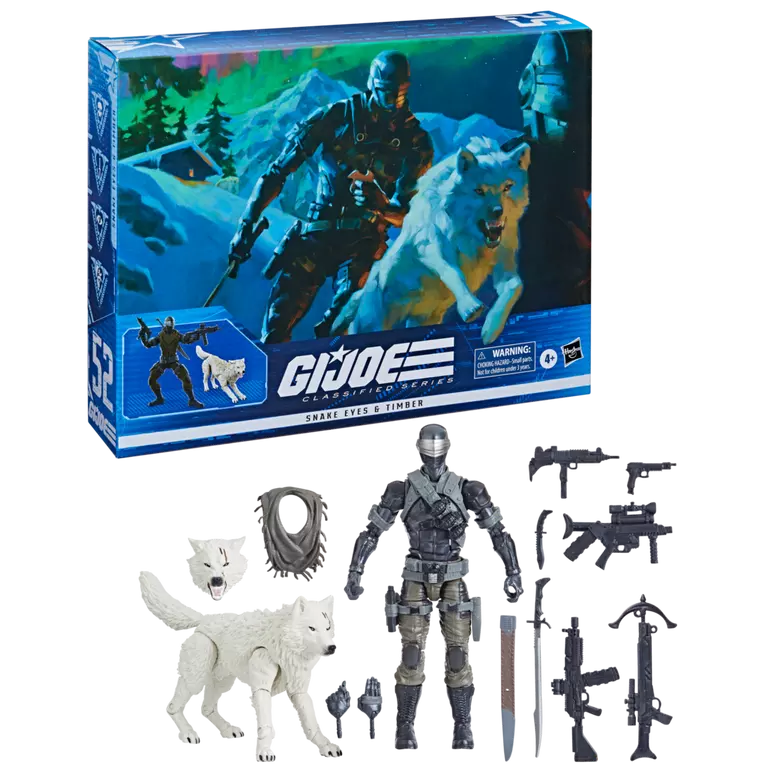 GI JOE - CLASSIFIED SERIES - SNAKE EYES & TIMBER