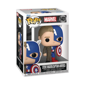 FUNKO POP - MARVEL - SPLIT CAPTAIN AMERICA/STEVE ROGERS