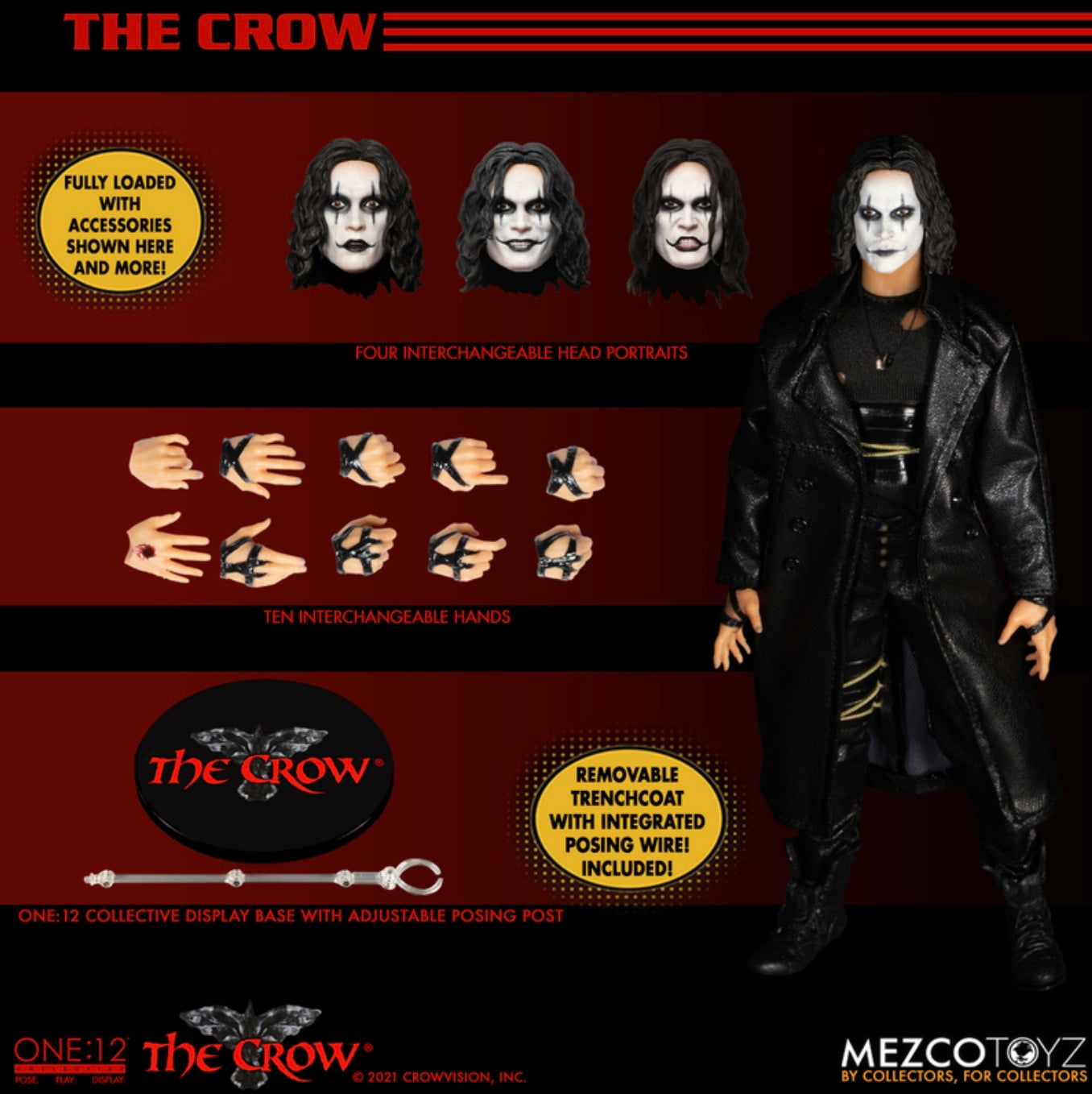 MEZCO ONE:12 - THE CROW