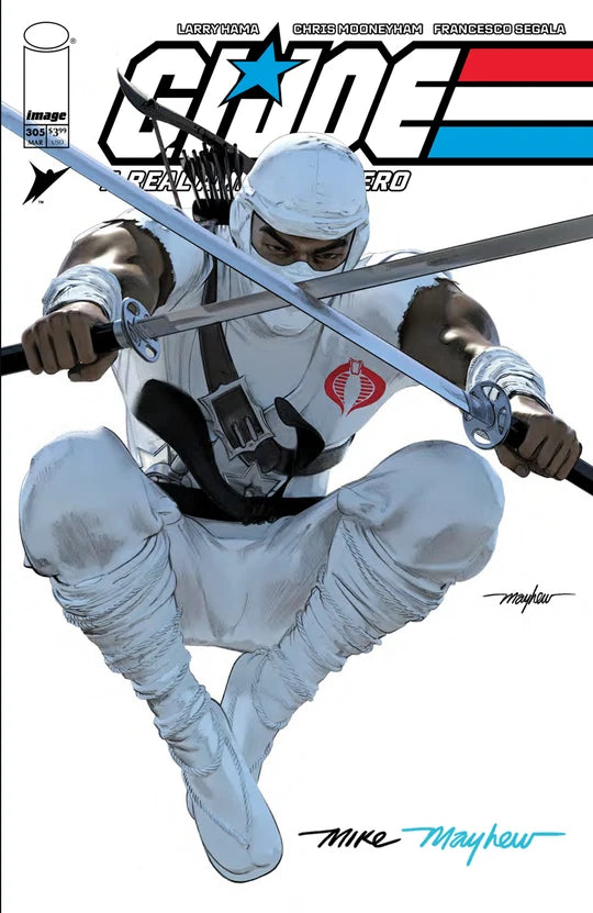 GI JOE #305 MIKE MAYHEW TRADE DRESS VARIANT *SIGNED*