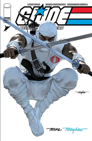 GI JOE #305 MIKE MAYHEW TRADE DRESS VARIANT *SIGNED*