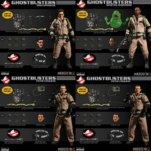 MEZCO ONE:12 - THE GHOSTBUSTERS DELUXE 4 PACK