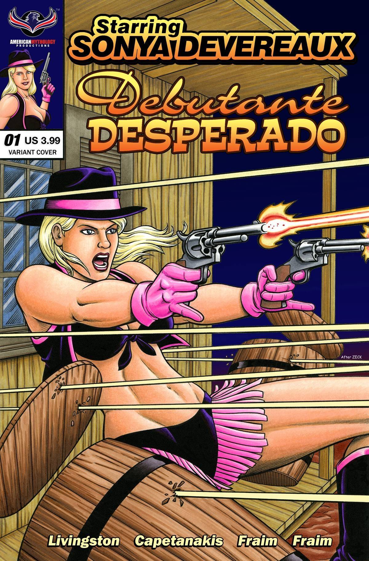 STARRING SONYA DEVEREAUX DEBUTANTE DESPERADO BLAZING BARRELS