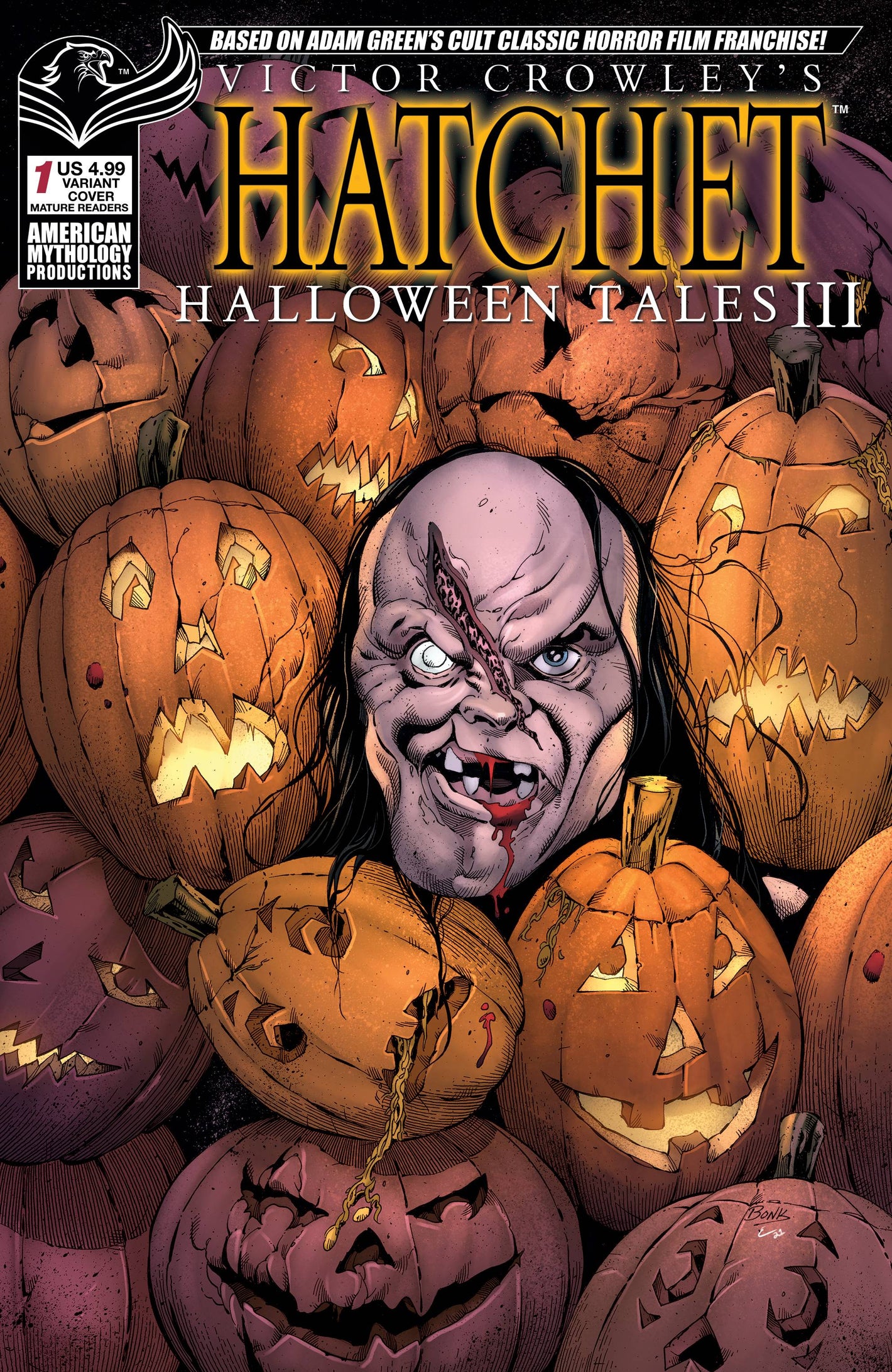 VICTOR CROWLEY HATCHET HALLOWEEN III #1 CVR B JACKS BACK